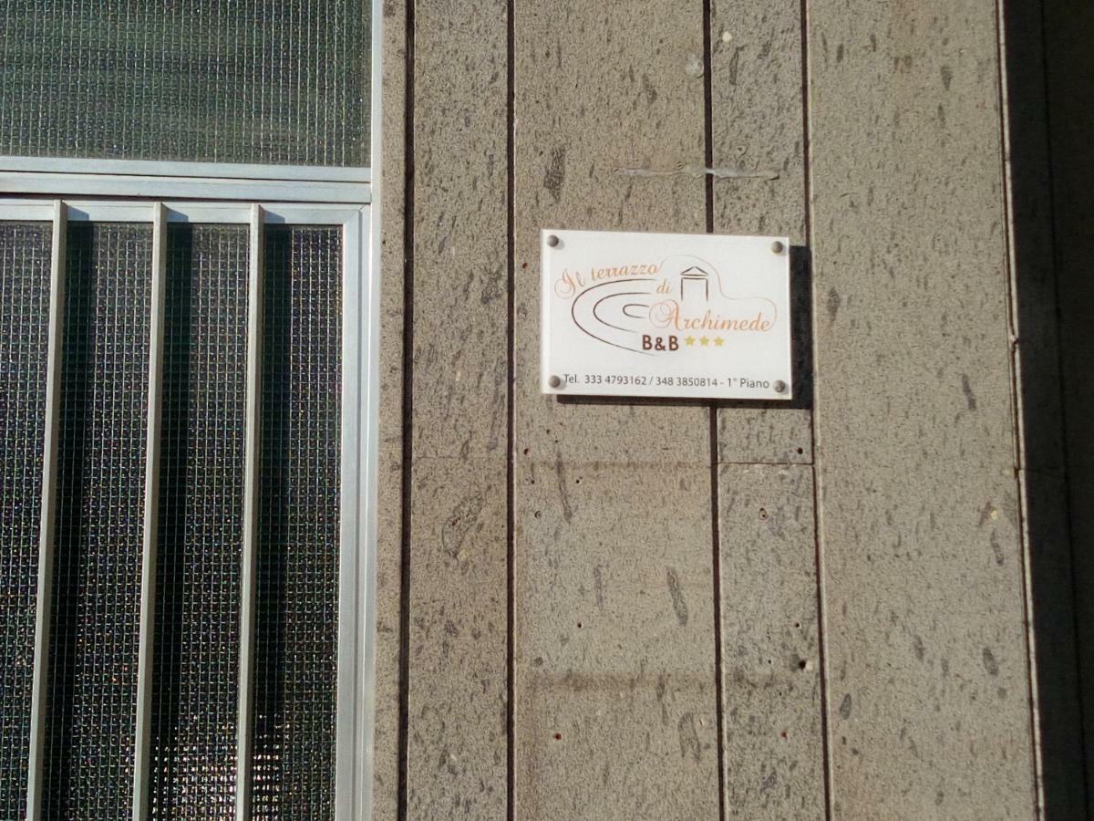 Affittacamere Il Terrazzo Di Archimede Syracuse Buitenkant foto
